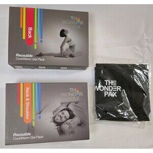 The Wonder Pax BACK & NECK Shoulder Reusable Cool Warm Compress Gel Pack & Belt